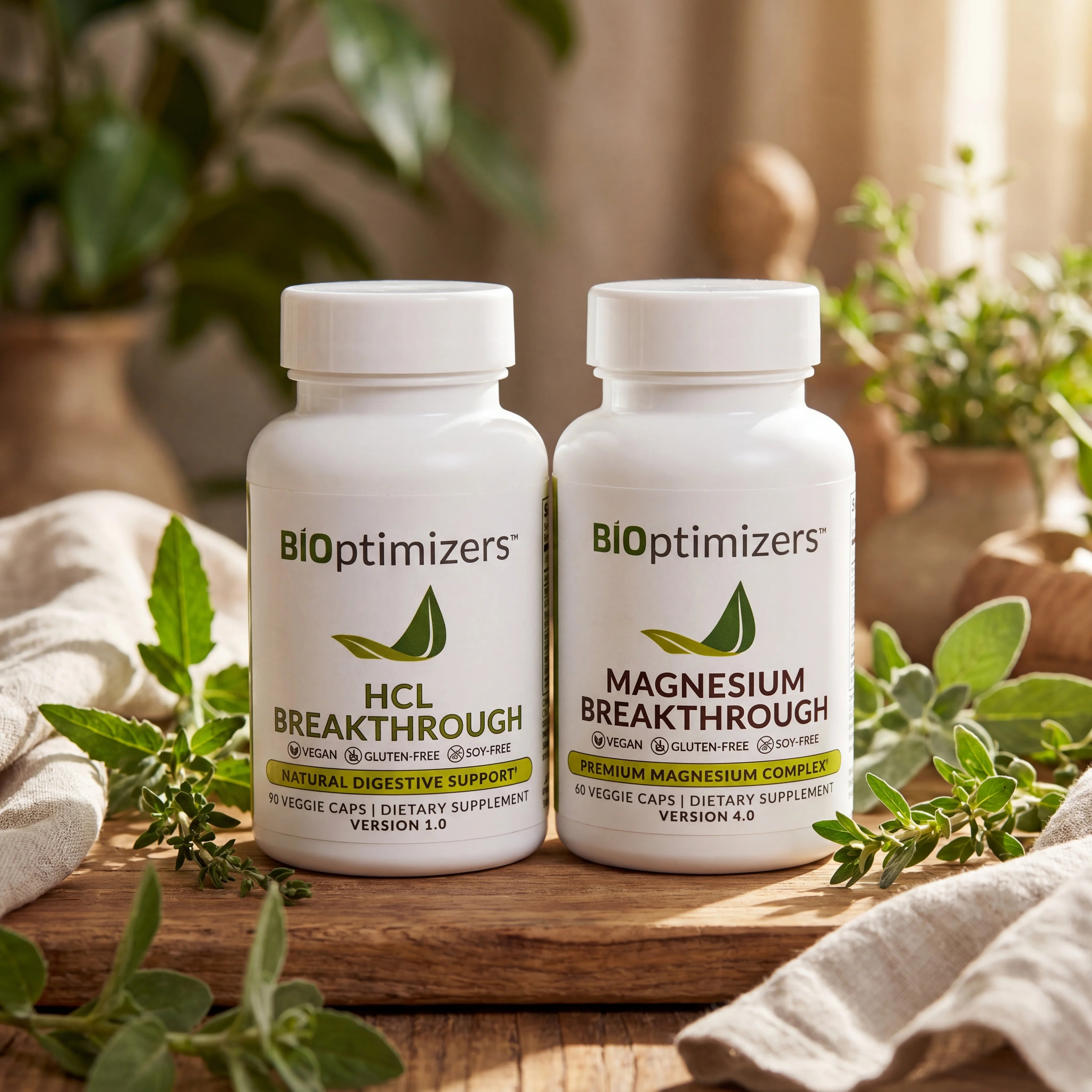 Magnesium & HCL Breakthrough Bundle - 150 Capsules