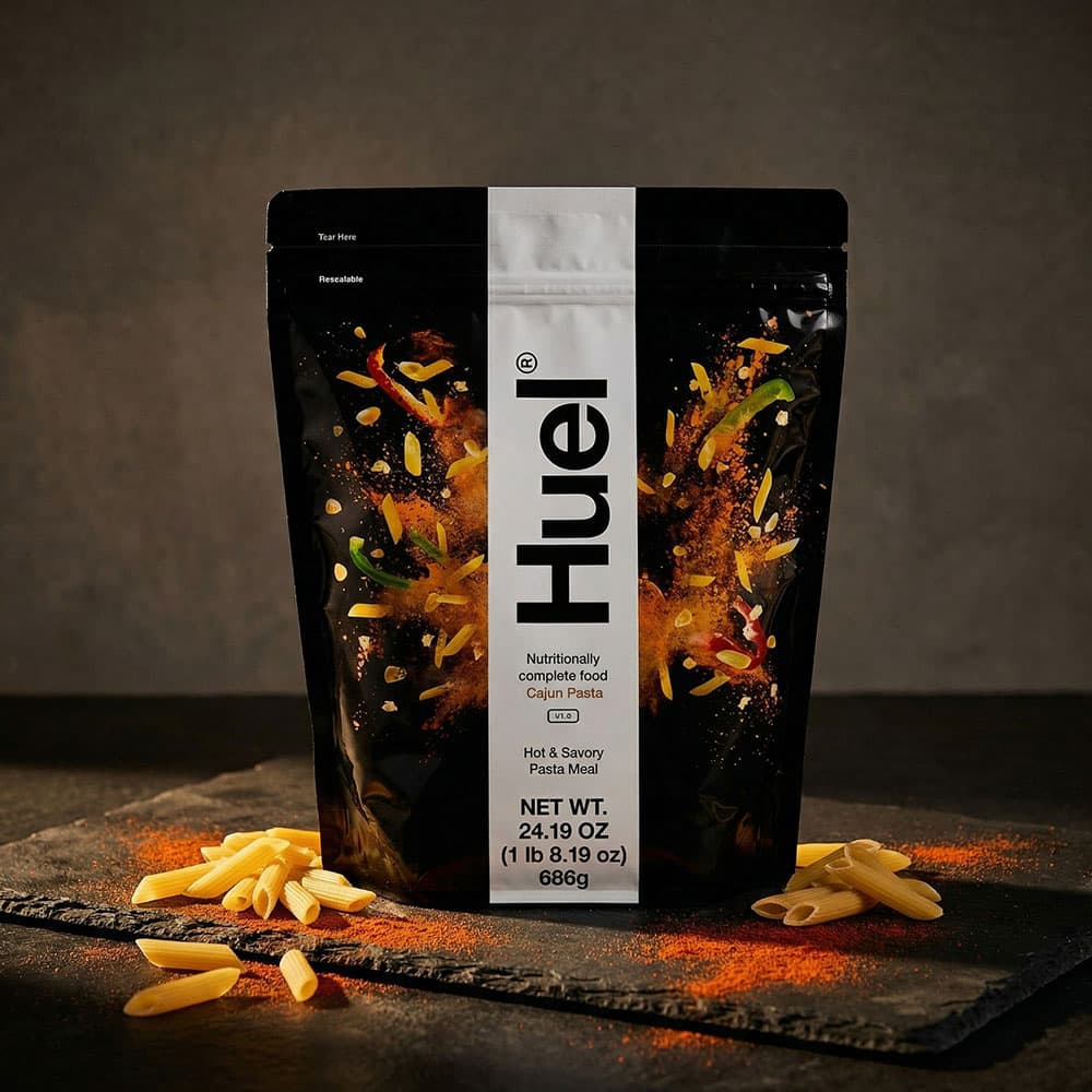 Huel Hot & Savory Cajun Pasta - 14 Scoops Meal Mix