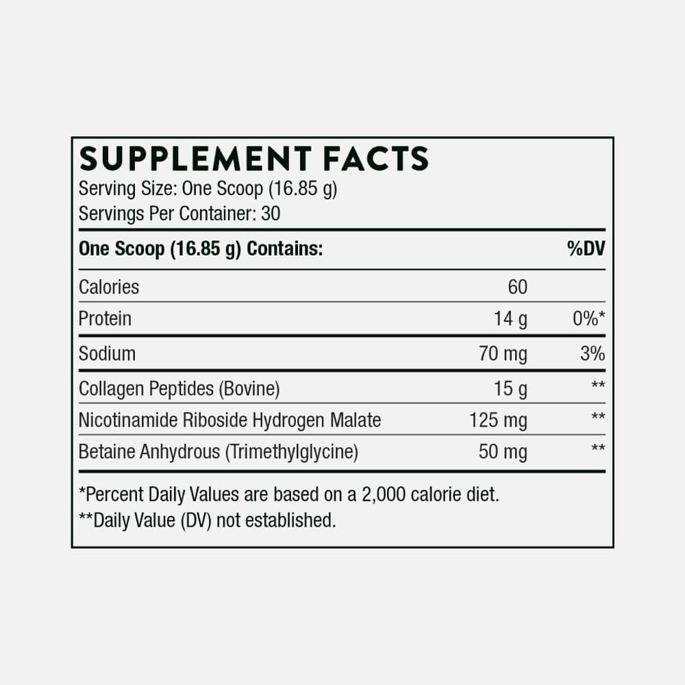 Collagen Fit 15g with NR - 506g Powder (Unflavored)