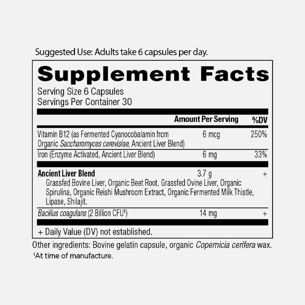 Grass-Fed Beef & Lamb Organ Complex - 180 Capsules