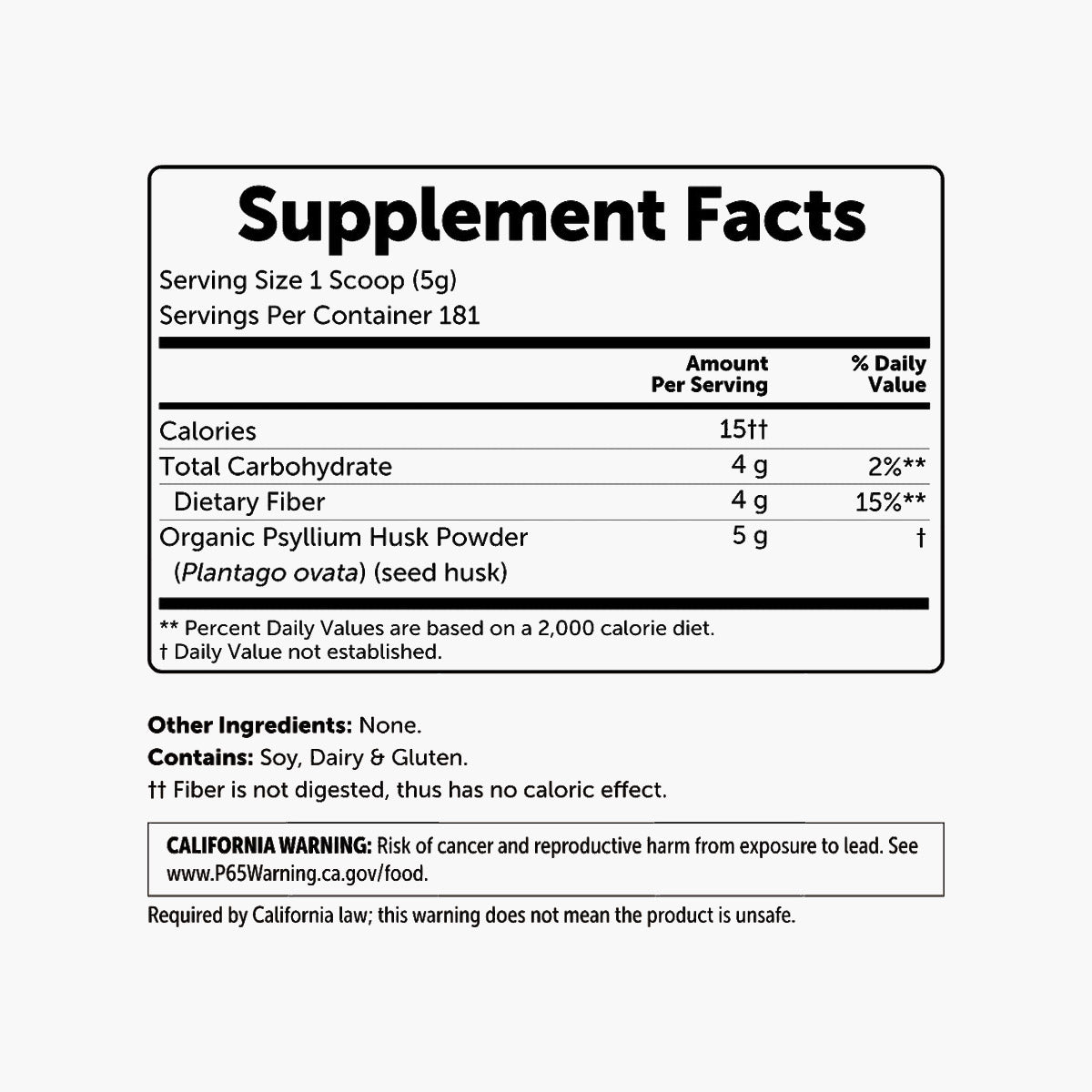 Organic Psyllium Husk