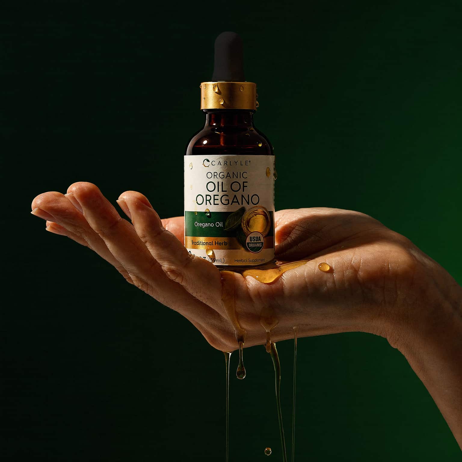 Organic Oil of Oregano 34mg - 2 fl oz Liquid Drops