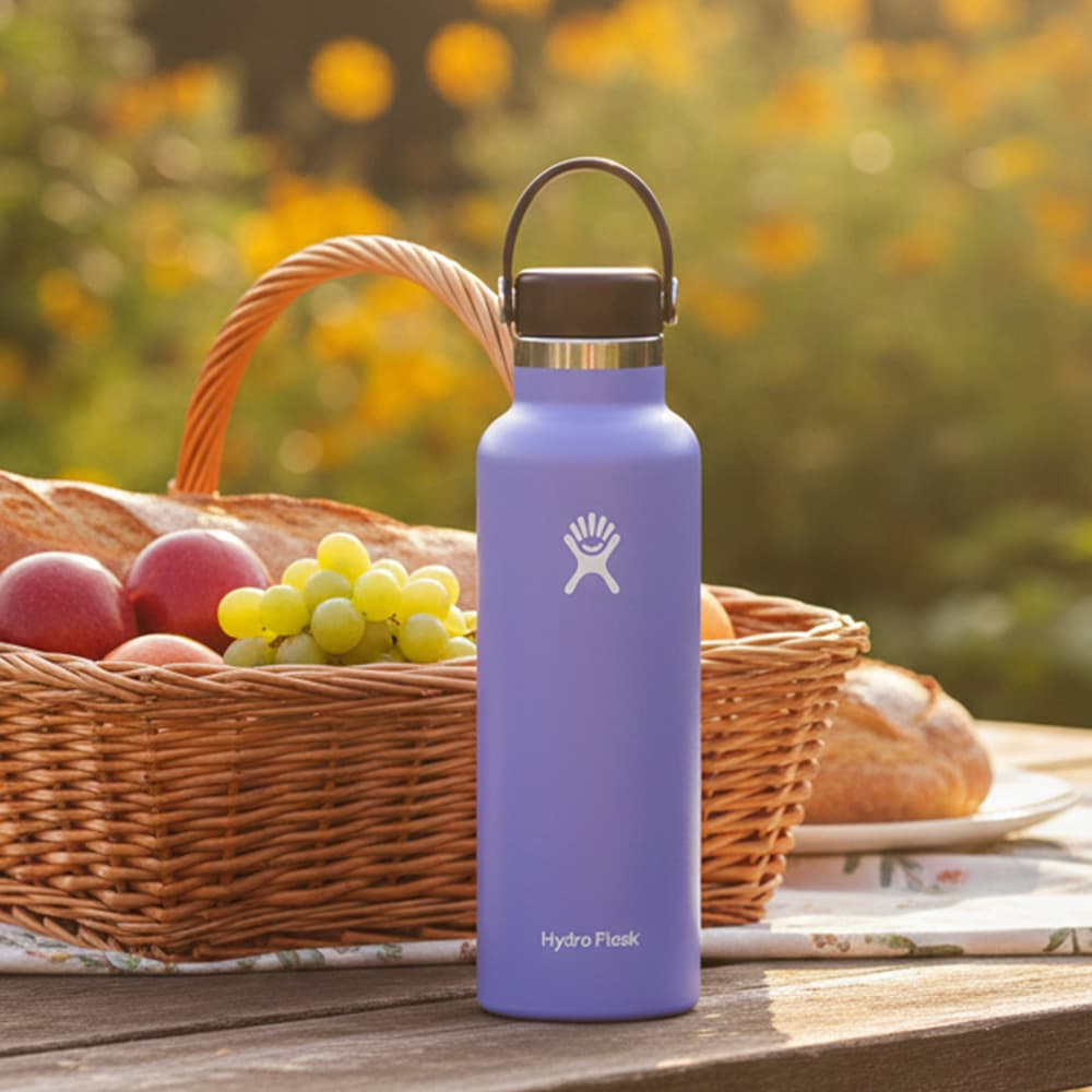 Hydro Flask Insulated Bottle 21oz - Stainless Steel