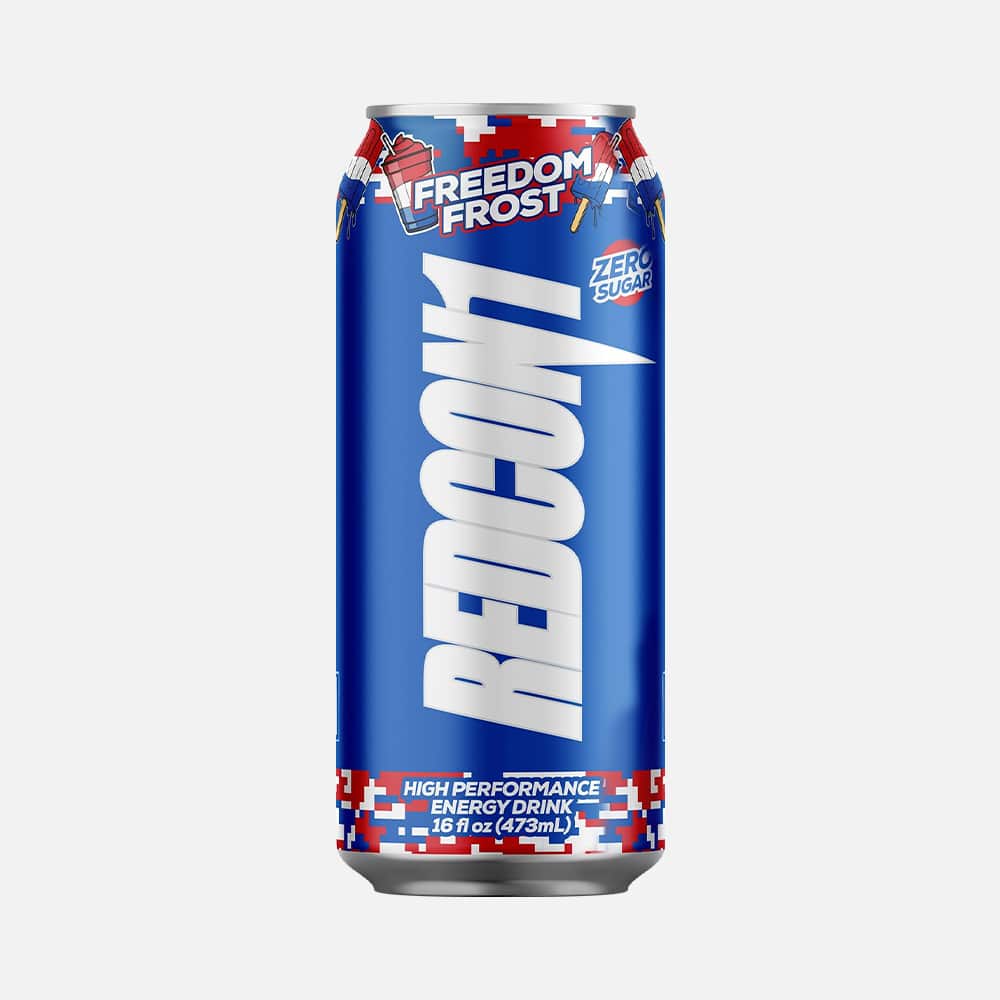 REDCON1 Energy Drink 200mg - 12 Cans (Freedom Frost)