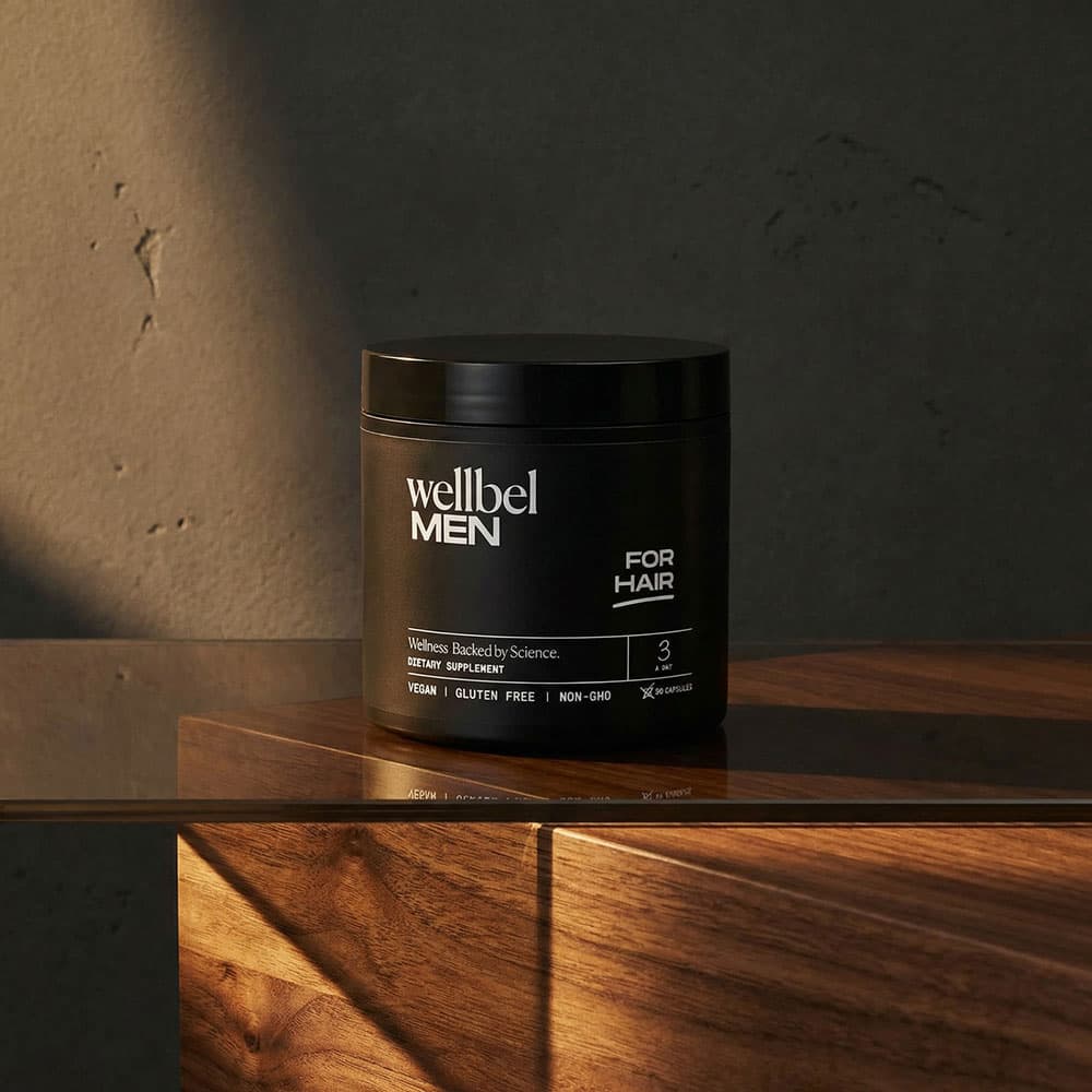 Wellbel Men Hair Skin & Nails Supplement - 90 Capsules