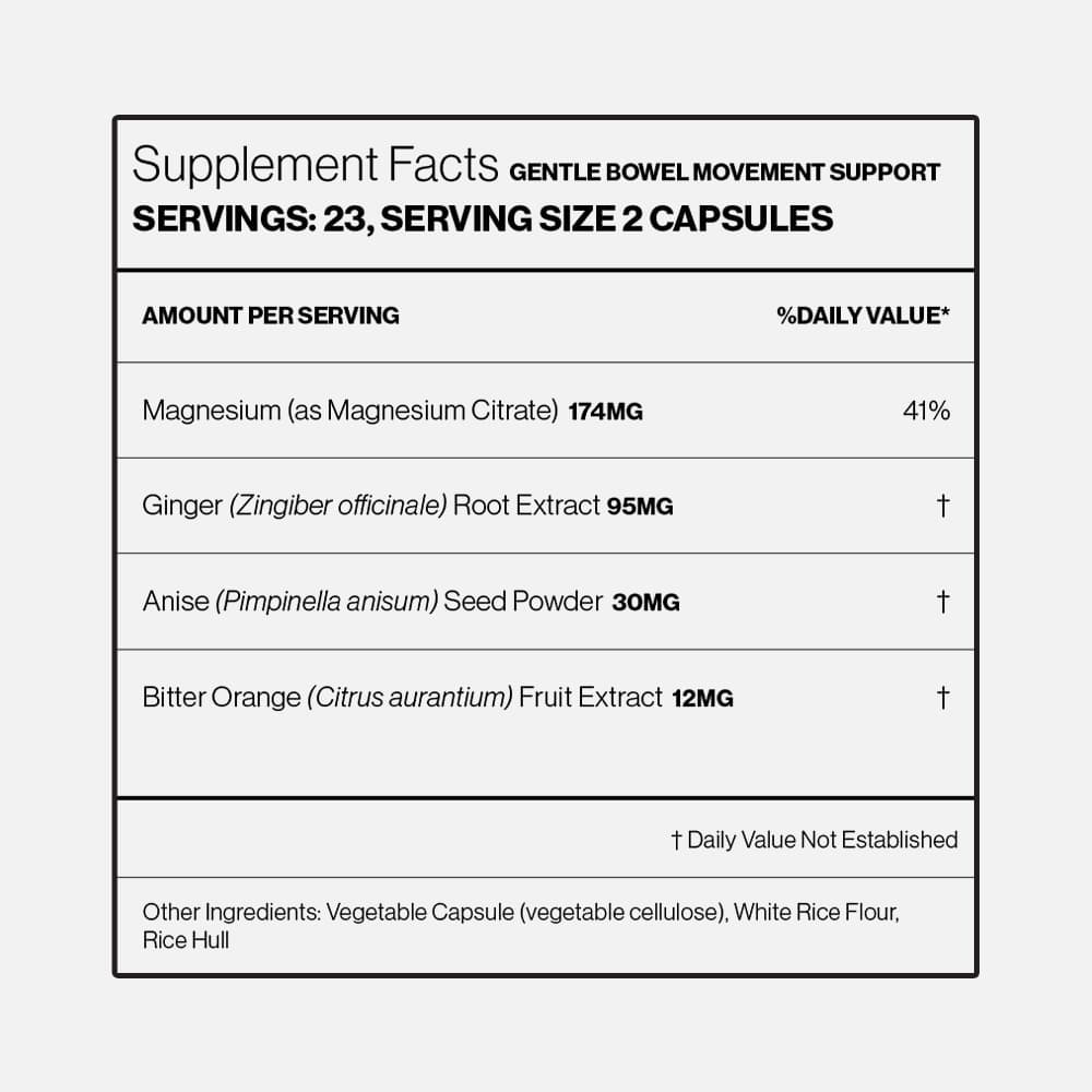 Hilma Gentle Bowel + Sleep Support - 2 Supplement Duo