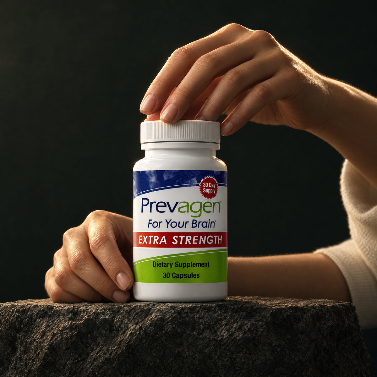 Prevagen - Extra Strength - 20mg Apoaequorin + Vitamin D3 - 30 Capsules