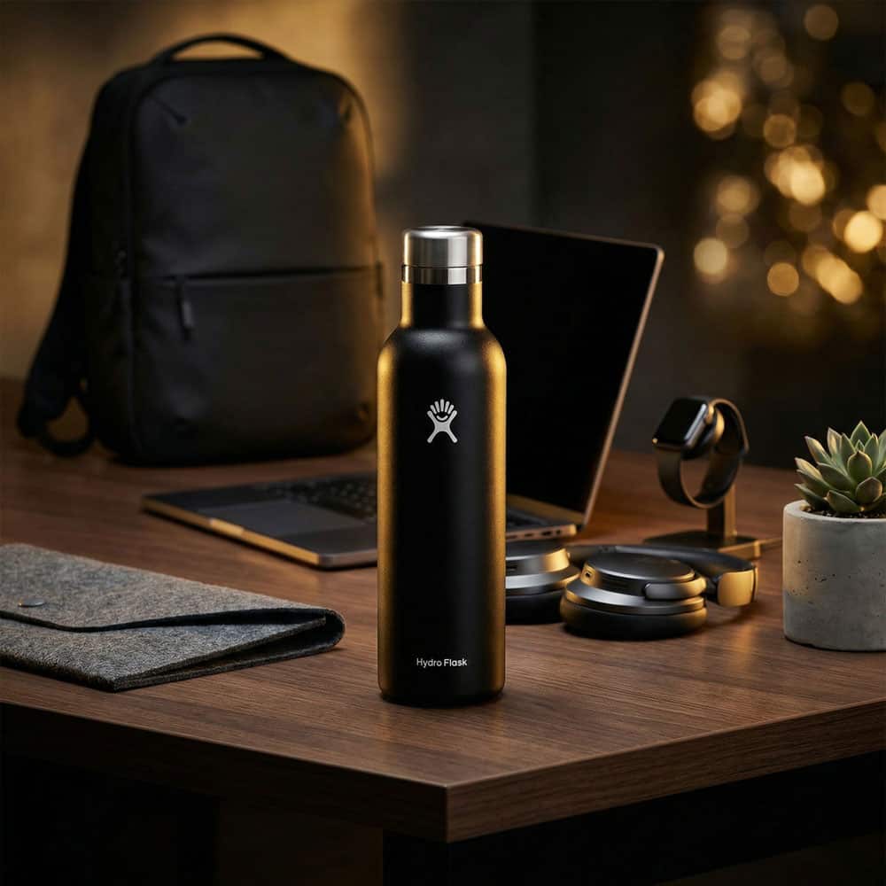 Hydro Flask Ceramic Bottle 25oz - Black