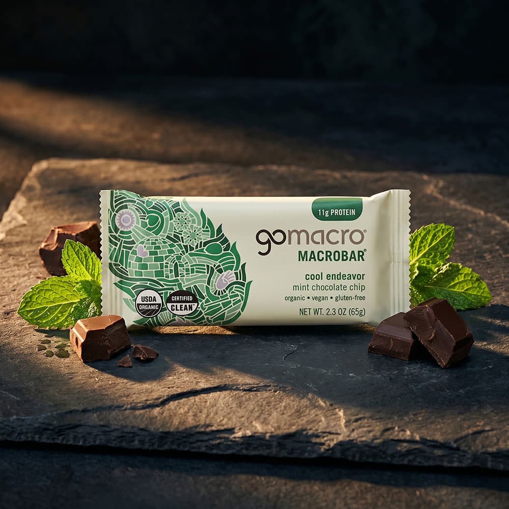 GoMacro Mint Chocolate Chip Protein 11g - 12 Bars