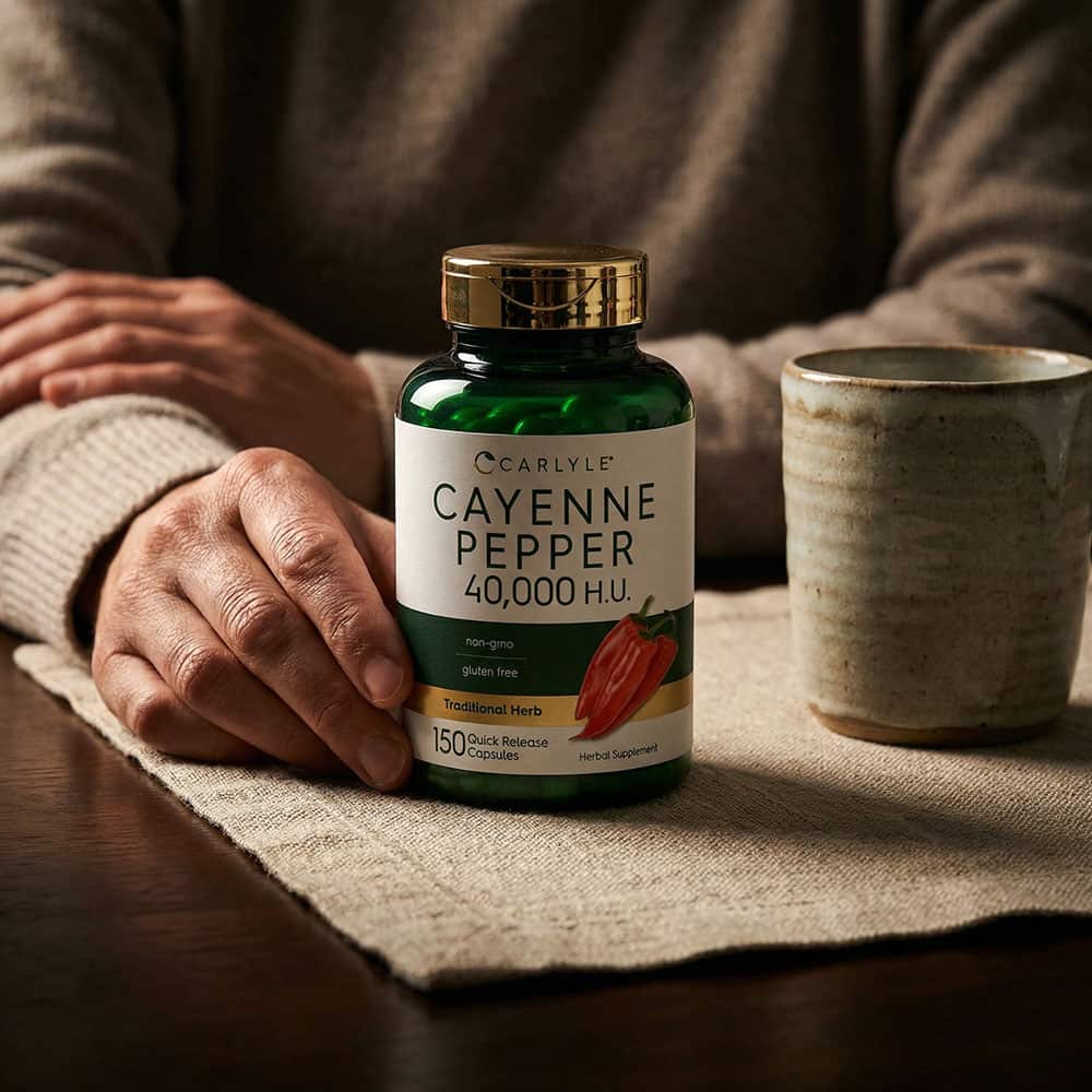 Cayenne Pepper 450mg (40,000 HU) - 150 Capsules