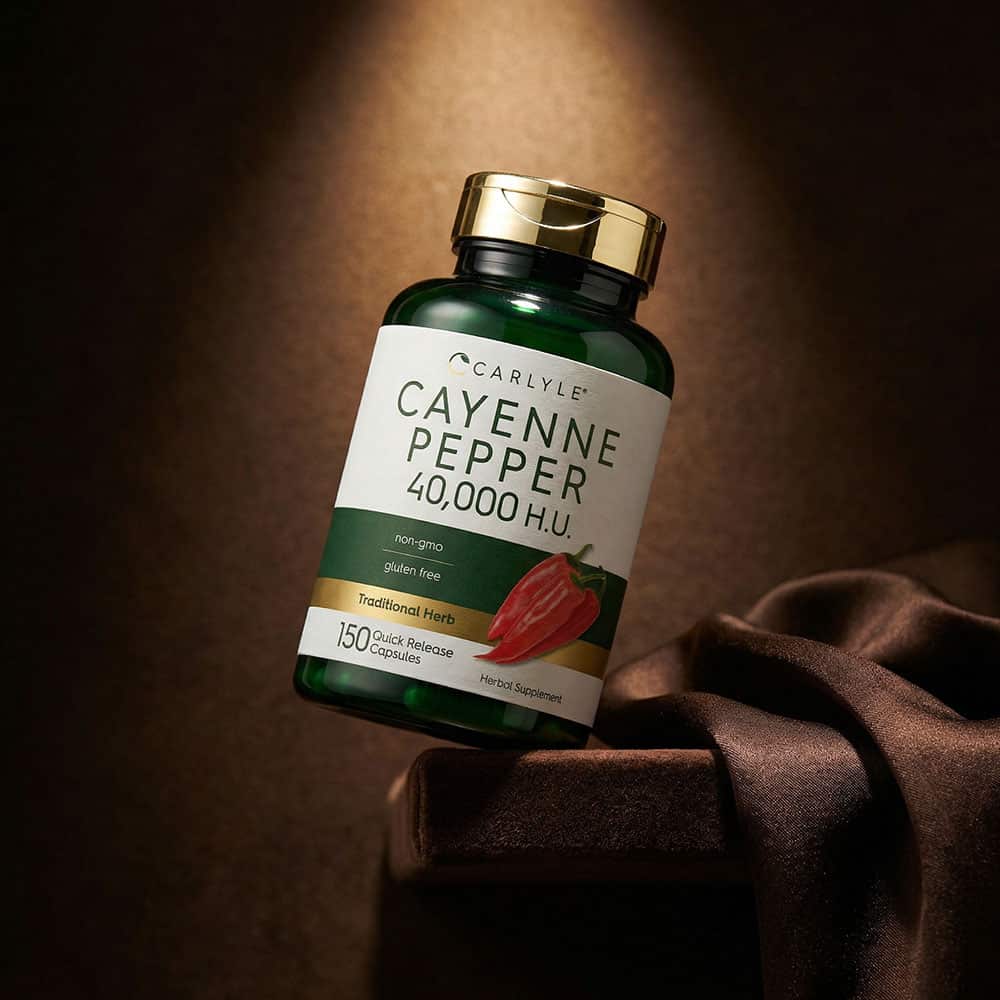 Cayenne Pepper 450mg (40,000 HU) - 150 Capsules