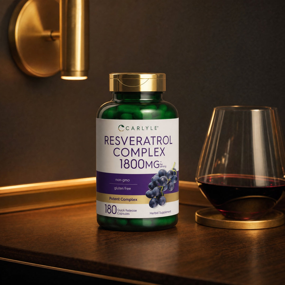 Resveratrol Complex 1800mg - 180 Capsules