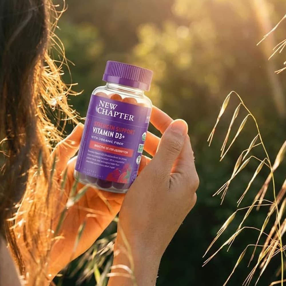 Organic Vitamin D3 1000 IU - 60 Gummies (Mixed Berry)