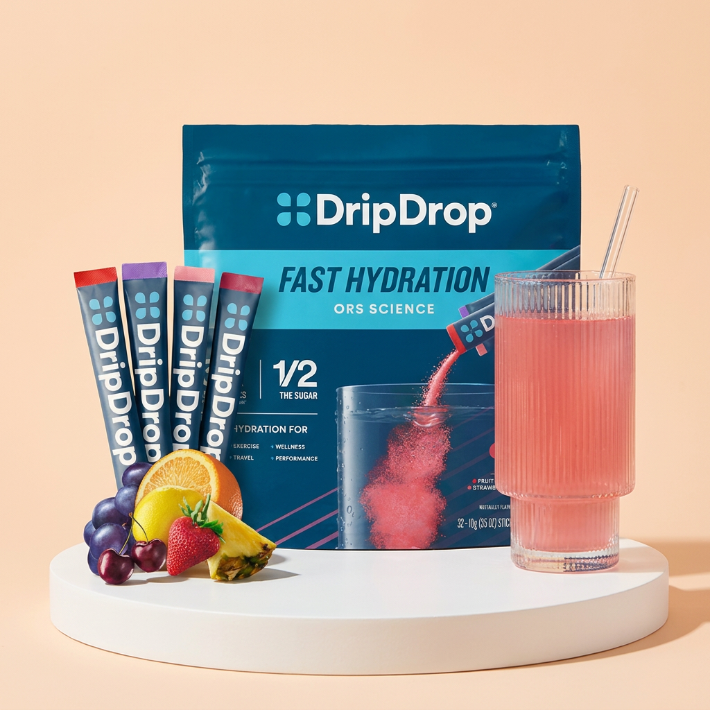 DripDrop ORS Juicy Variety Pack - 192 Powder Sticks