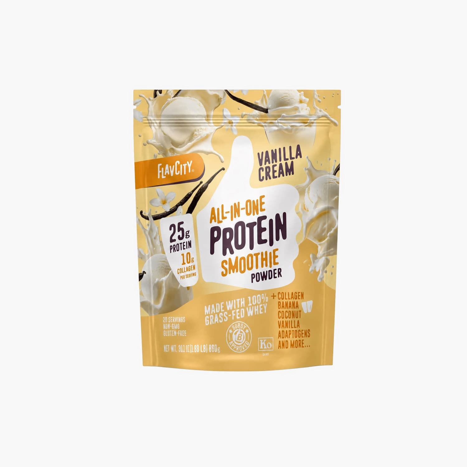 FlavCity - All-in-One Protein Powder Vanilla - 20 Servings