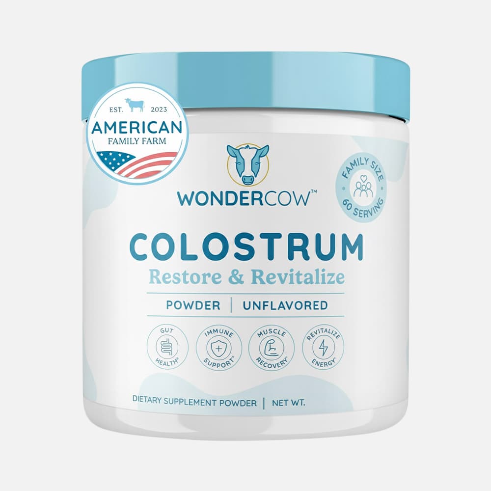 Bovine Colostrum Powder (Unflavored) - 60 Servings