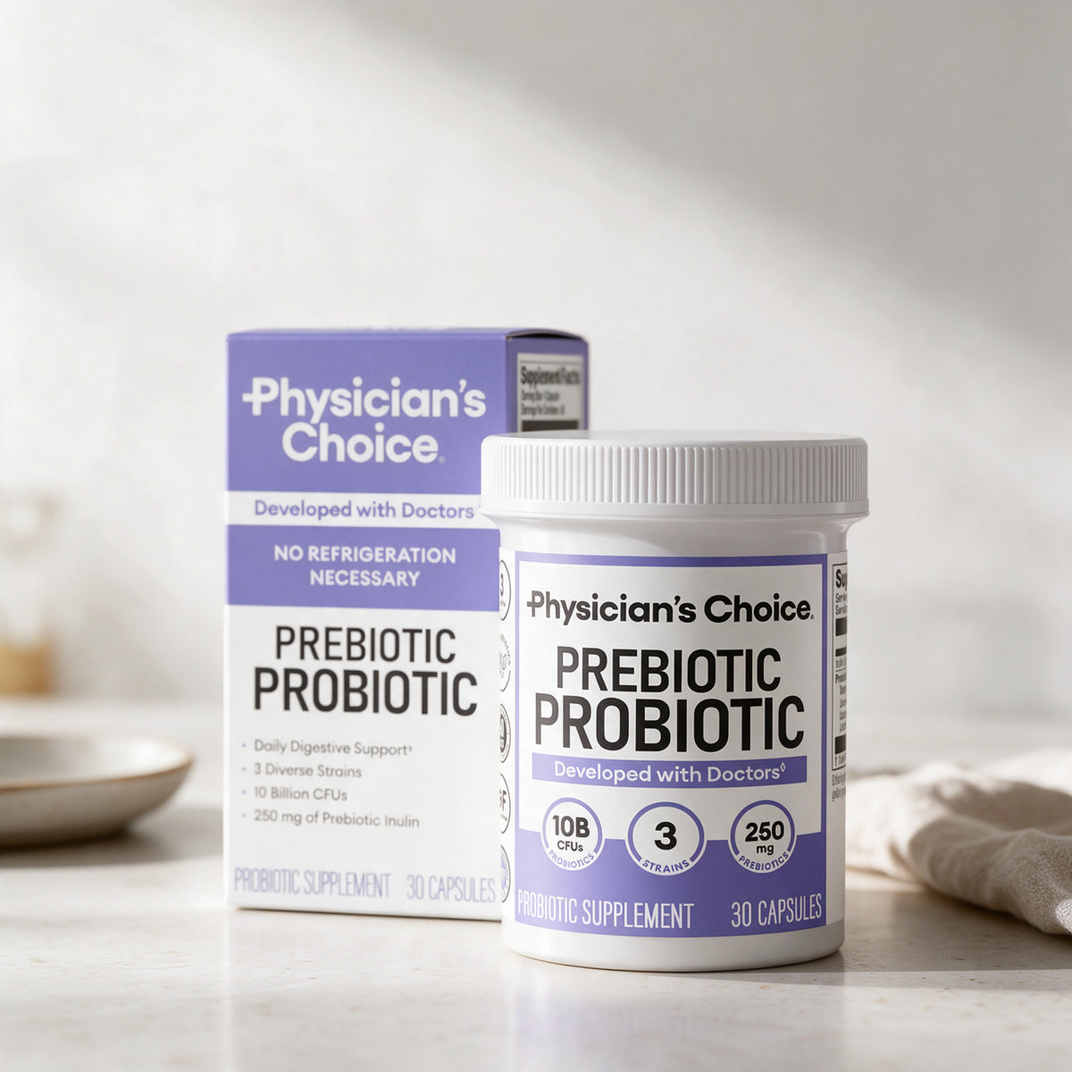 Physician's Choice - Prebiotic + Probiotic 10 Billion CFU - 30 Capsules