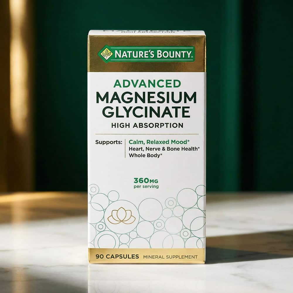 Magnesium Glycinate 360mg - 90 Capsules