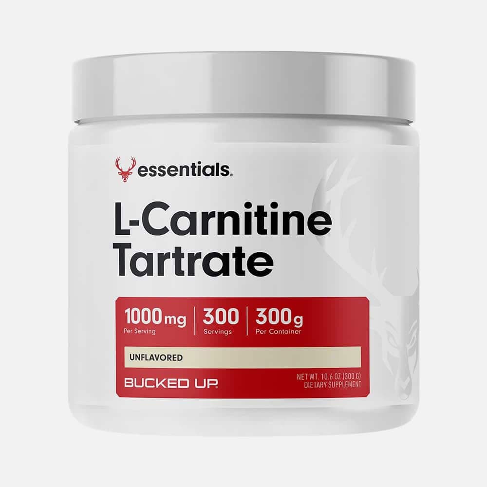 l carnitine unflavored Bucked Up L-Carnitine Tartrate 1000mg Powder - 300 Servings