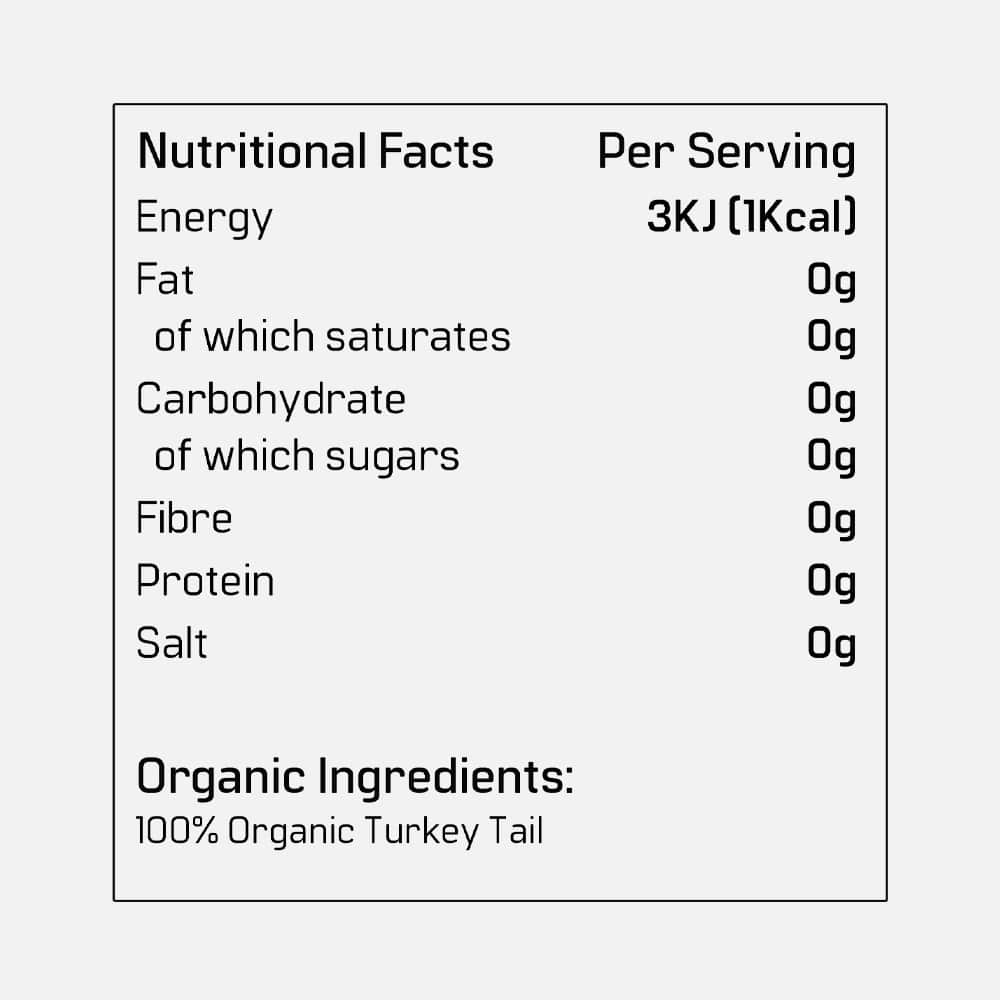 Turkey Tail Mushroom Powder 2000mg - 60g Powder