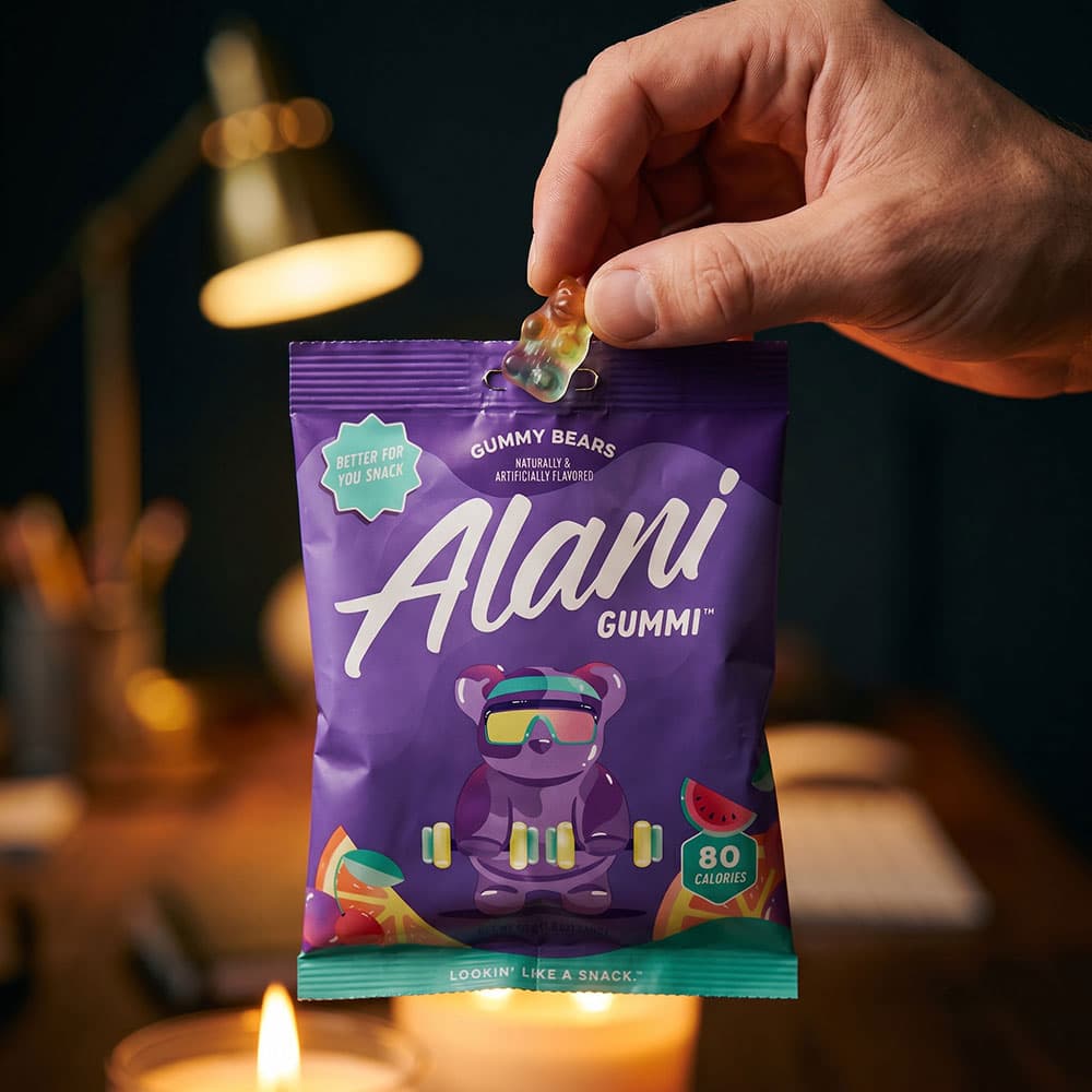 Alani Nu Gummi Gummy Bears – High-Fiber, Low-Sugar Snack (12-Pack)