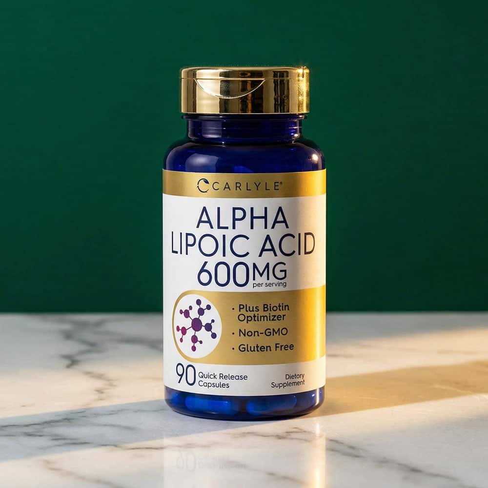 Alpha Lipoic Acid 600mg + Biotin 999mg - 90 Capsules