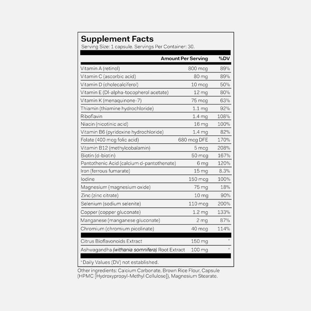 Women's Multivitamin - 30 Capsules