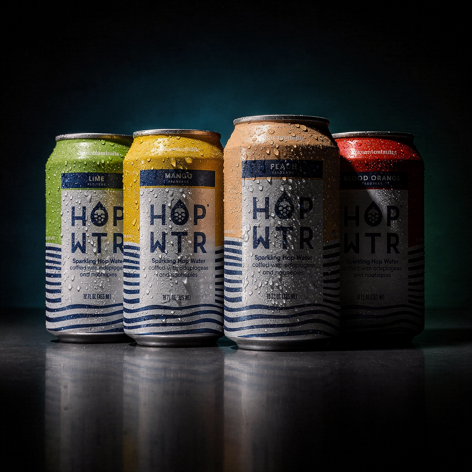 HOP WTR Sparkling Hop Water - 12 x 12oz Cans Variety