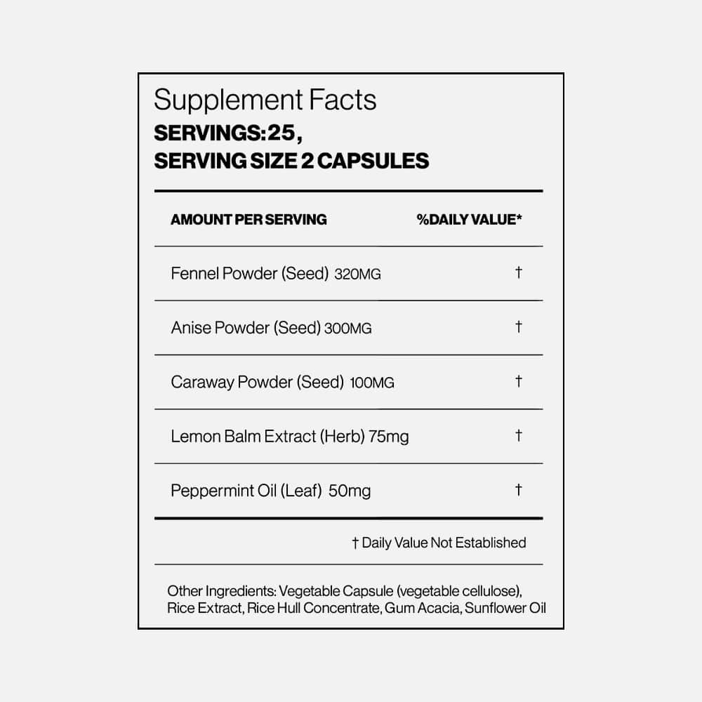 Hilma Gas & Bloating Relief + Prebiotic Fiber Gummies