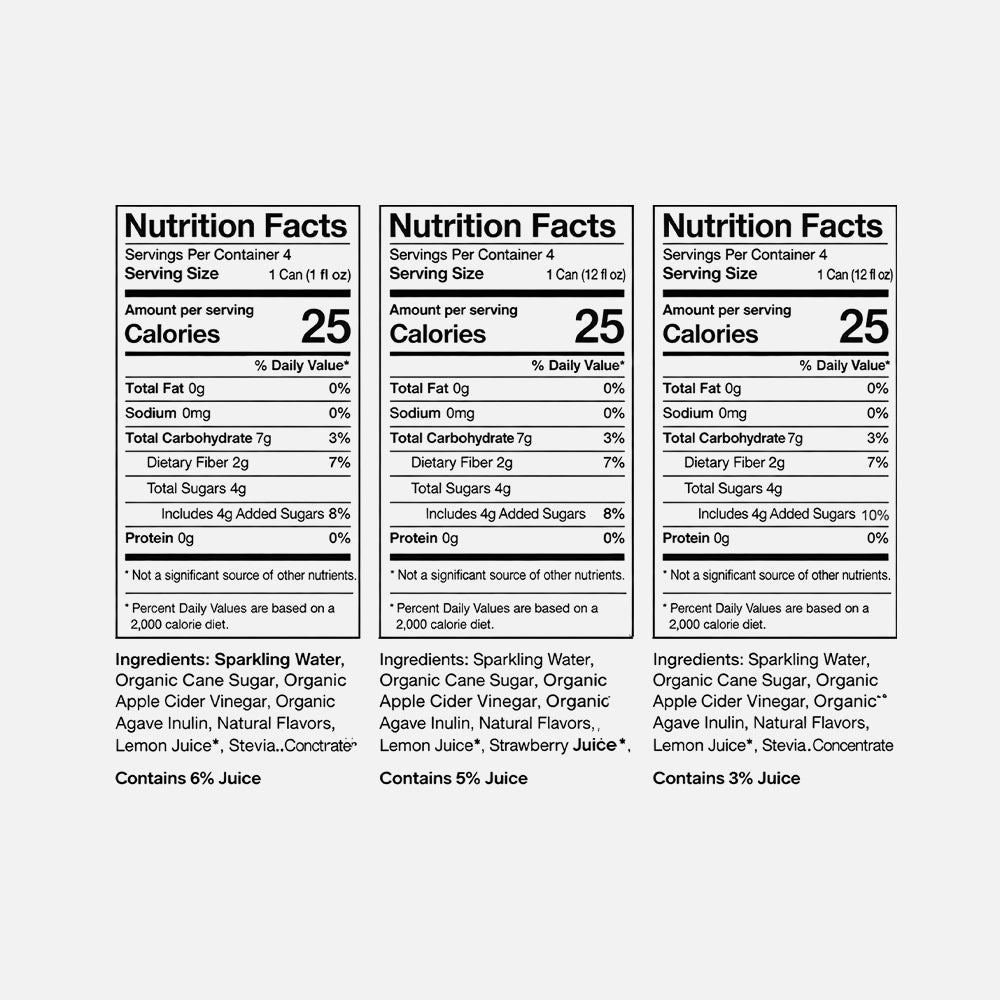 Poppi Prebiotic Soda Variety Pack - 12 Cans (12 oz)
