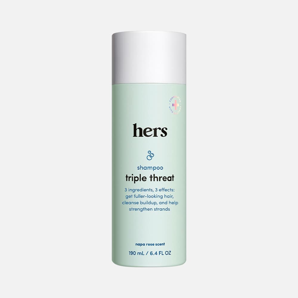 hers Triple Threat Shampoo with Biotin 6.4 fl oz - Liquid