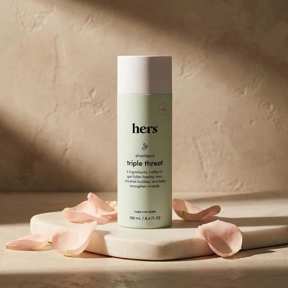 hers Triple Threat Shampoo with Biotin 6.4 fl oz - Liquid