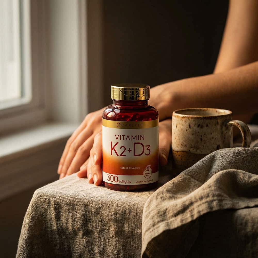 Vitamin K2 MK7 200mcg & D3 10,000 IU - 300 Softgels