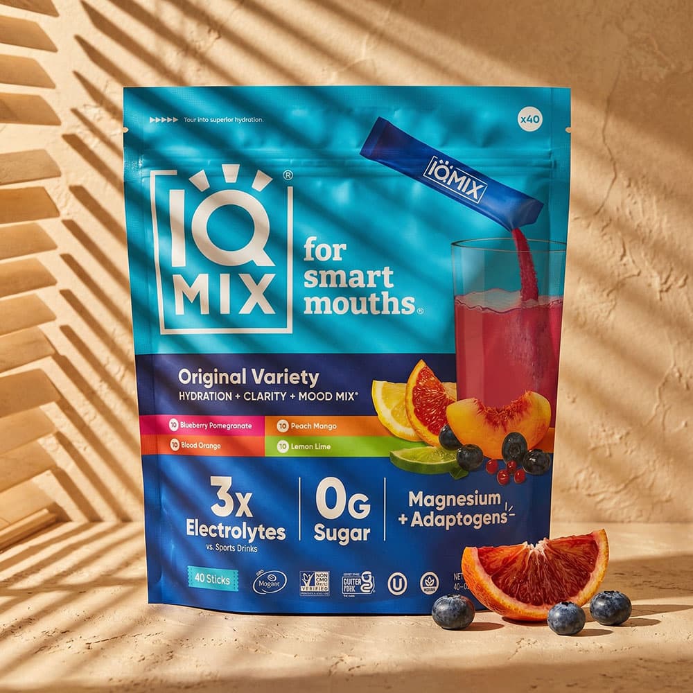 IQMIX Hydration Electrolyte Powder - 40 Stick Packs