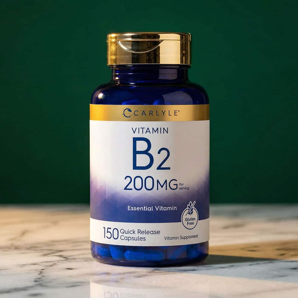 Vitamin B2 (Riboflavin) 200mg - 150 Vegetarian Capsules