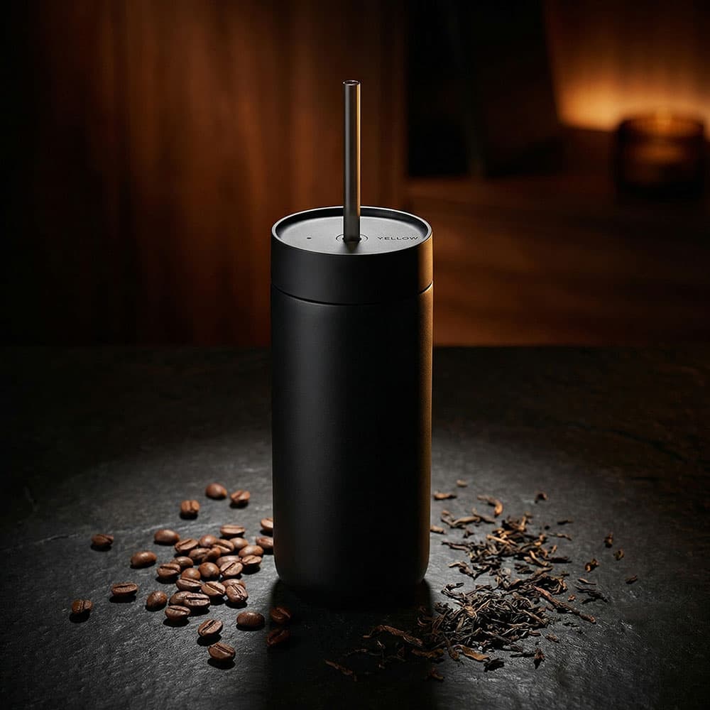 Fellow Carter Cold Tumbler 16oz - Matte Black Cup