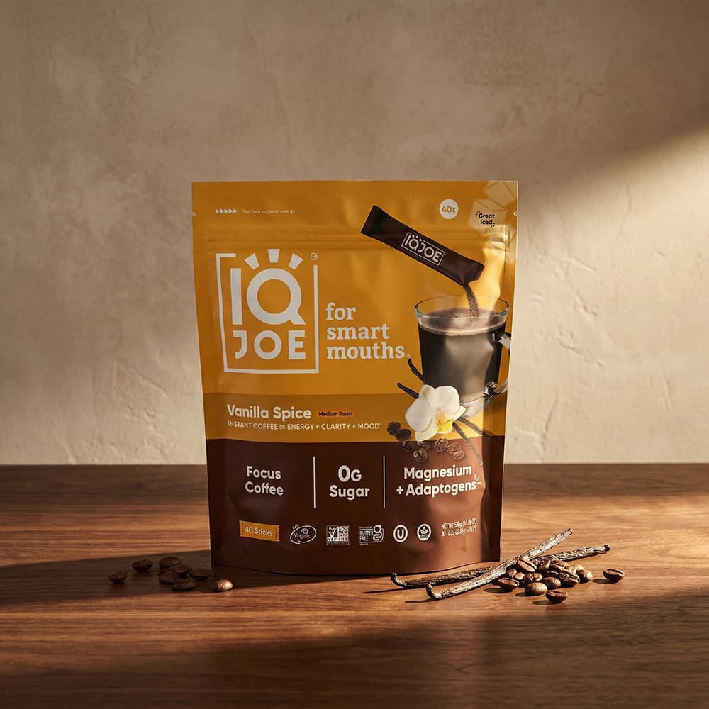 IQJOE Mushroom Coffee 200mg - 40 Packets