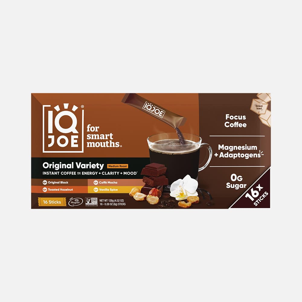 IQJOE Mushroom Coffee 250mg Lion's Mane - 16 Pack Sticks