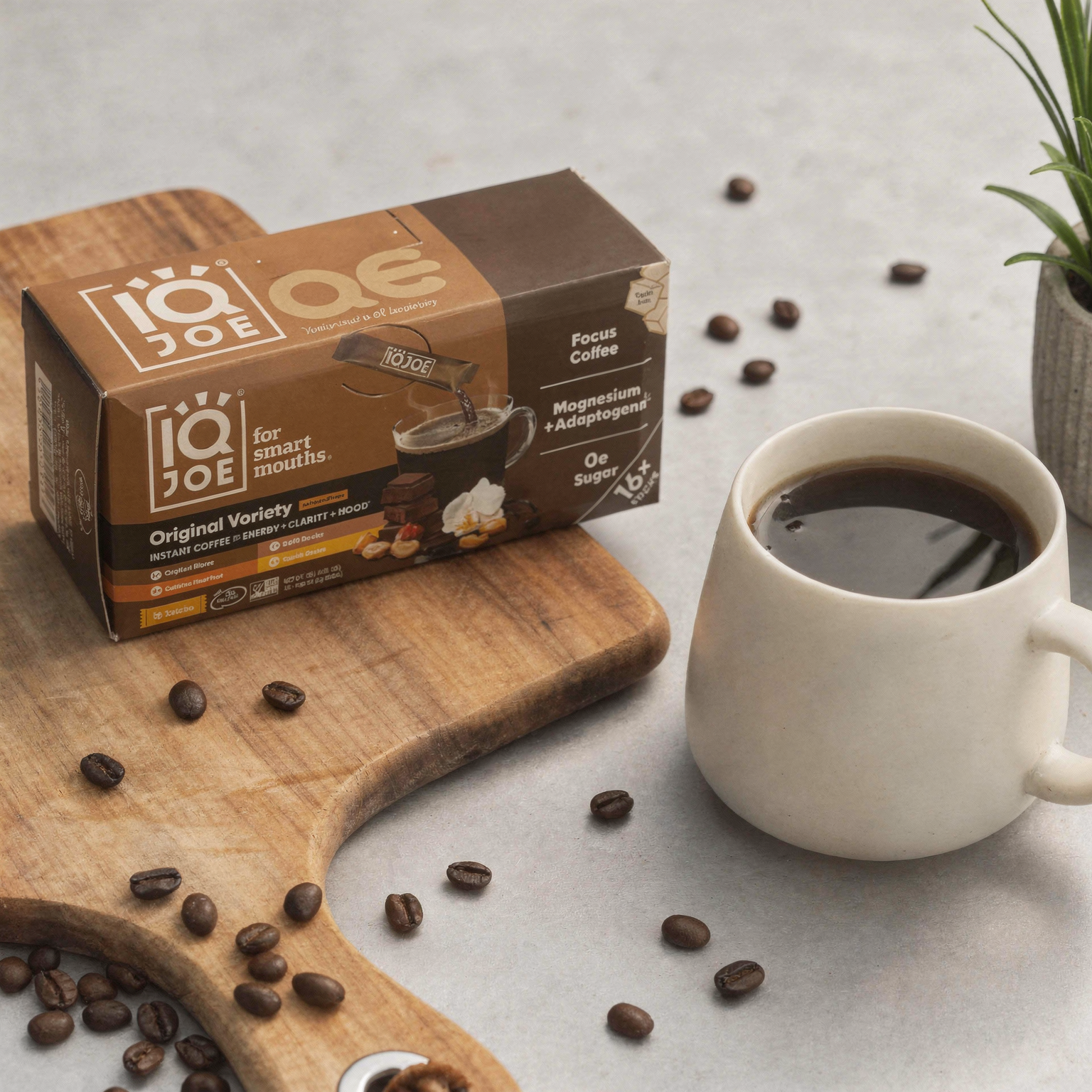 IQJOE Mushroom Coffee 250mg Lion's Mane - 16 Pack Sticks