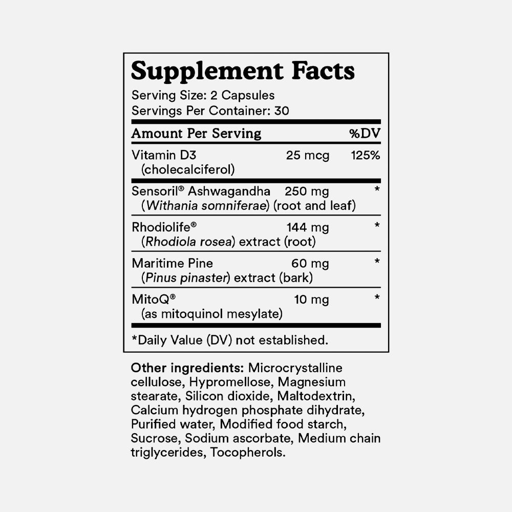 MitoQ Balance 60mg - 60 Capsules