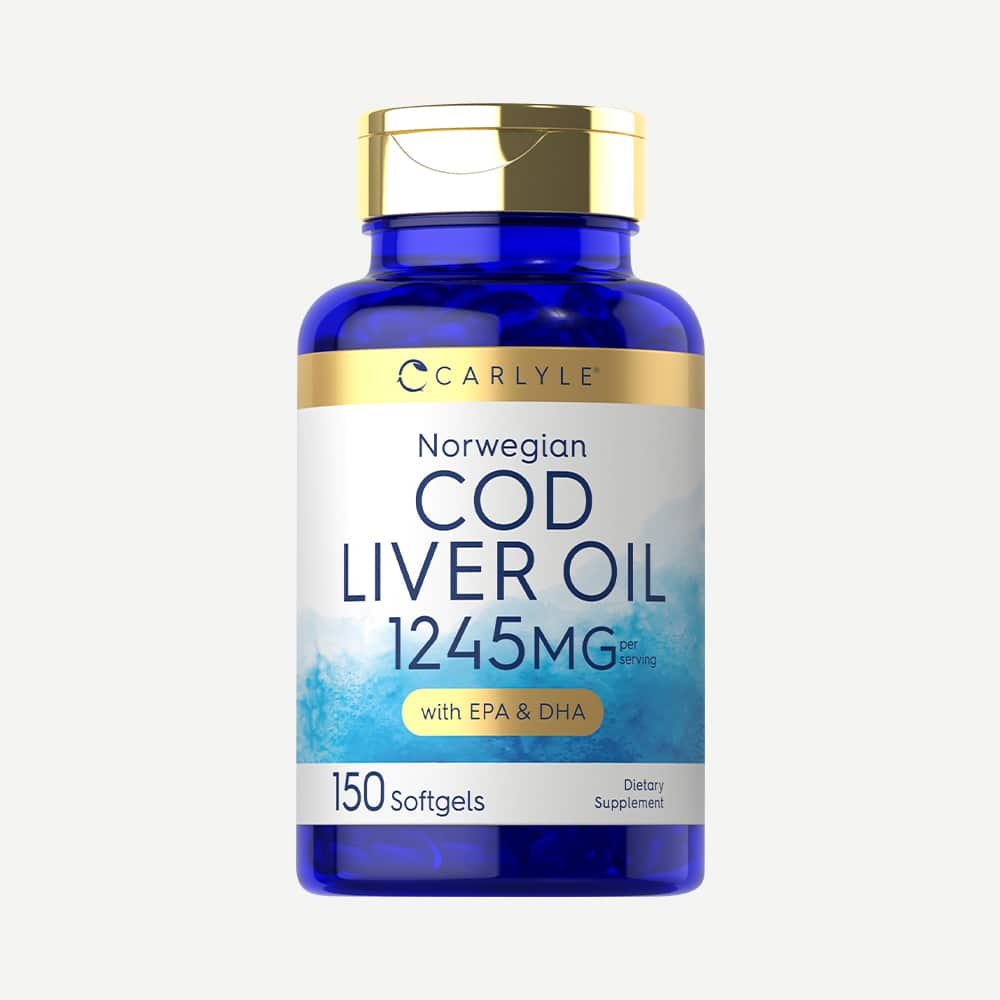 Norwegian Cod Liver Oil 1245mg - 150 Softgels