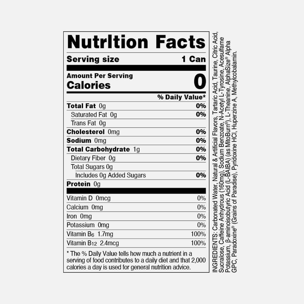 LFG Burn Energy Drink 160mg - 12 Cans (Apple Orchard)