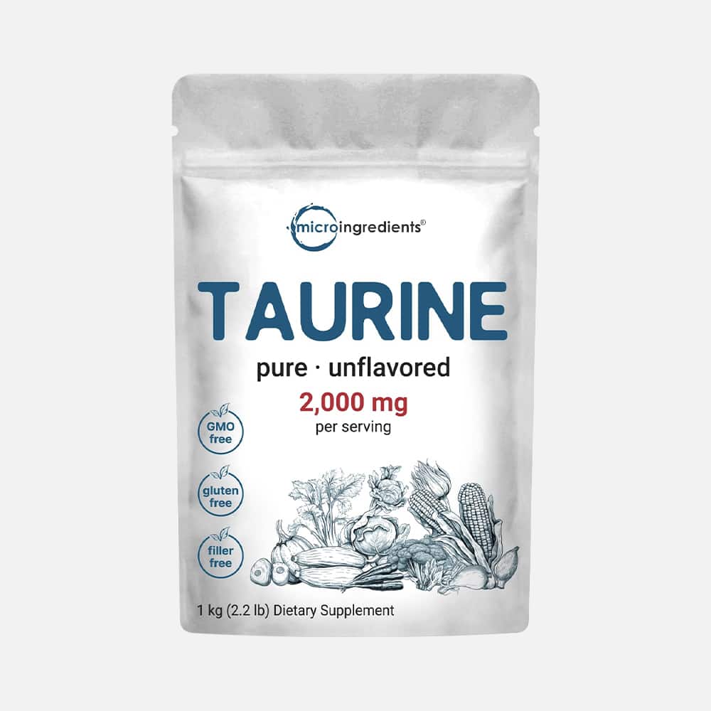 Taurine Powder 2000mg - 1kg Unflavored