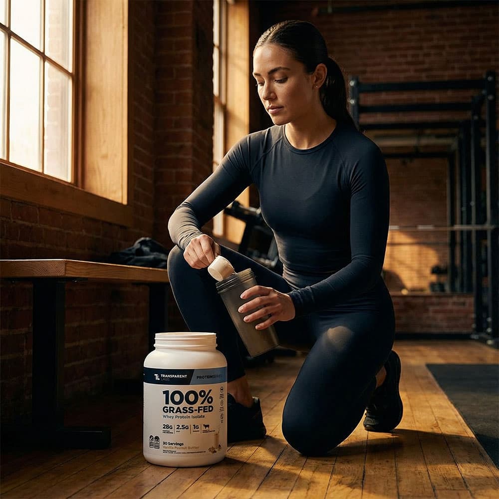 Transparent Labs Whey Protein Isolate 30 Servings (Vanilla Peanut Butter) Powder