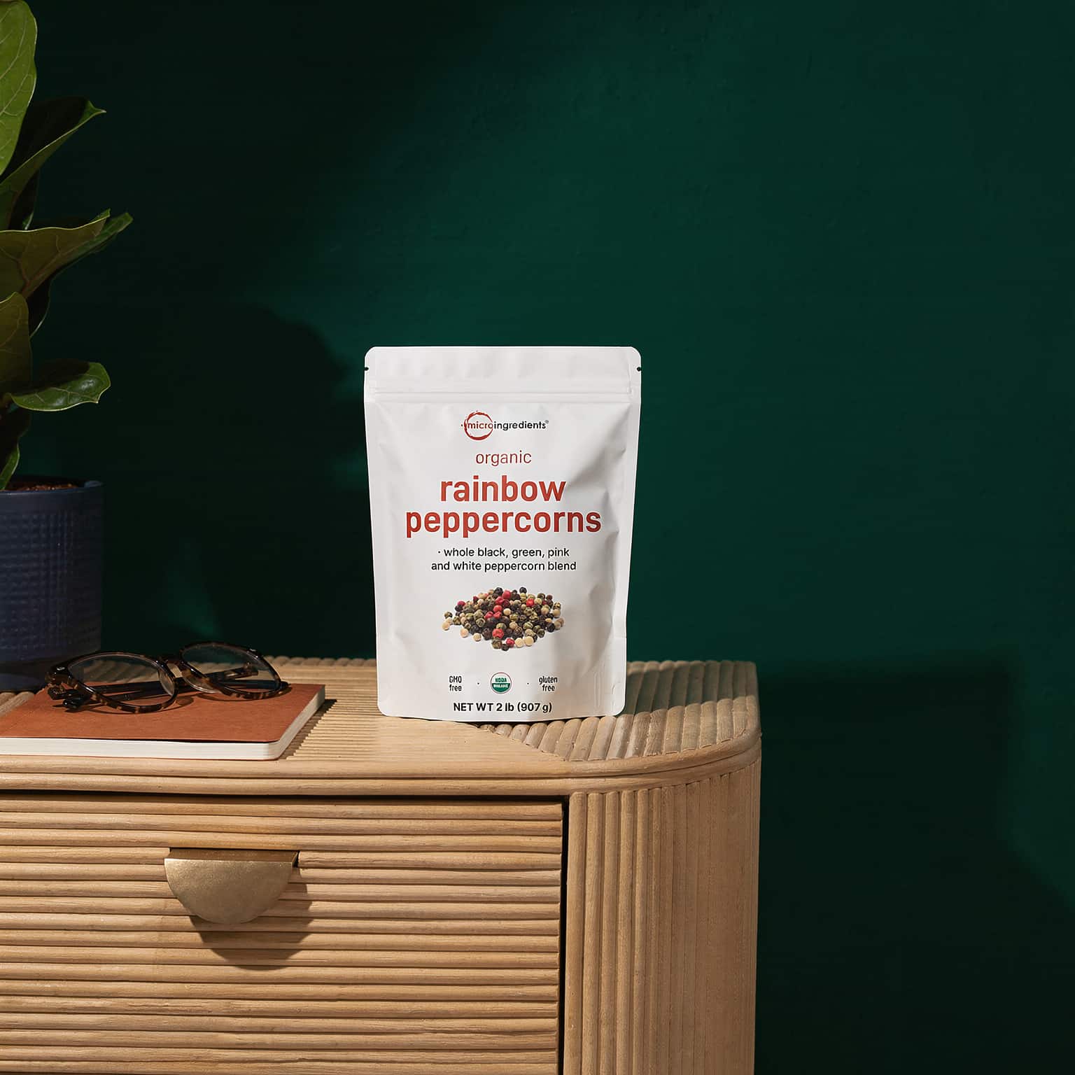 Organic Rainbow Peppercorns 2lb - Whole Peppercorns