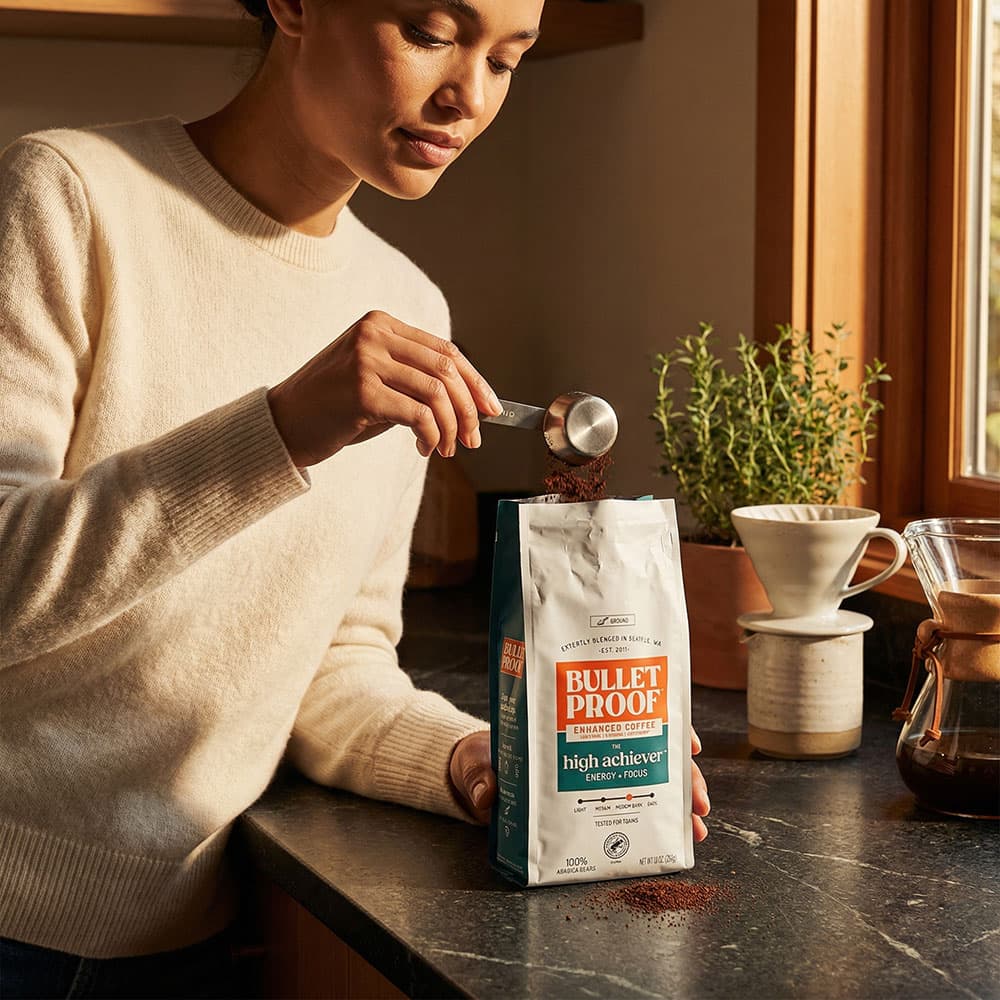 High Achiever Mushroom Coffee ‚Äö 10oz (Pack of 3) Ground