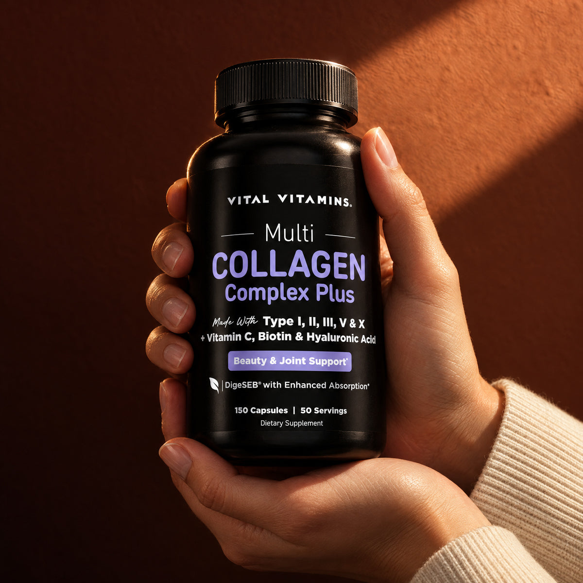 Vital Vitamins - Multi Collagen Complex Plus - 150 Capsules