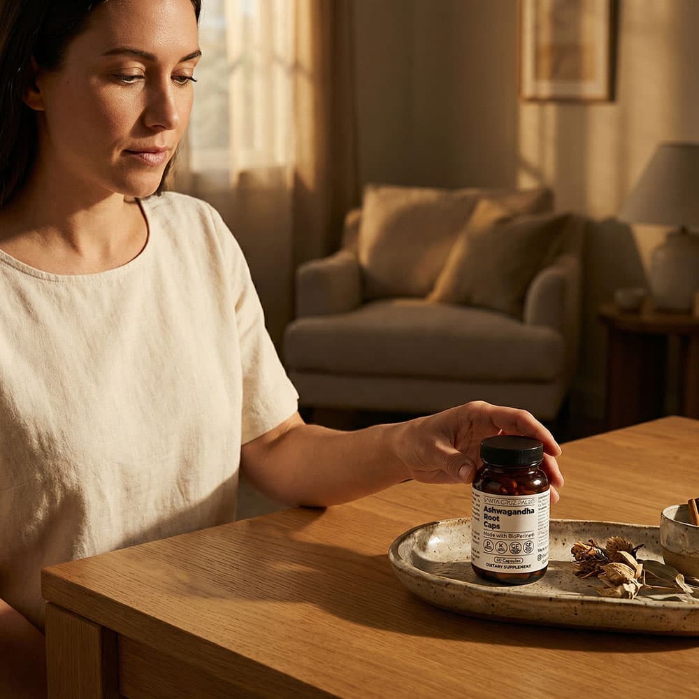 Ashwagandha Root 600mg with BioPerine - 60 Capsules