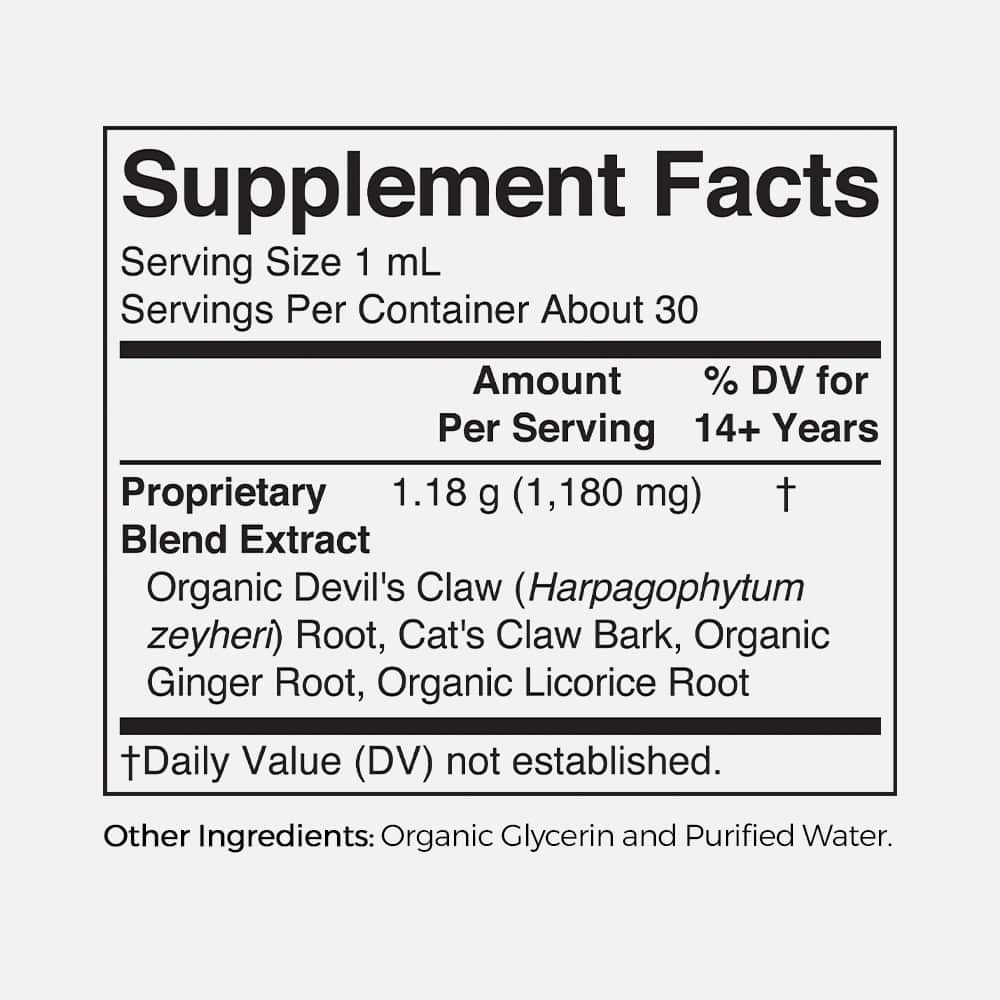 Joint Health Herbal Blend 1180mg - Liquid Drops 30mL