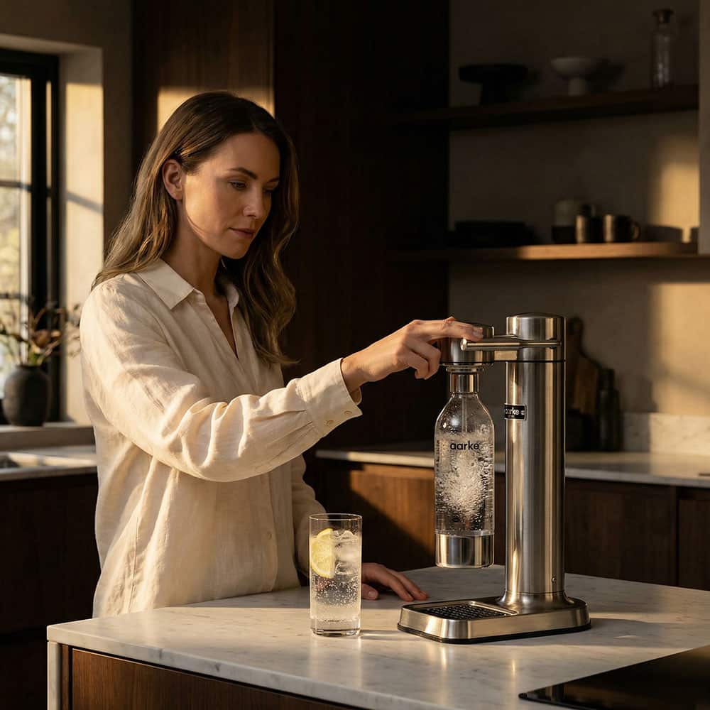 Aarke Carbonator 3 Sparkling Water Maker – Matte Grey